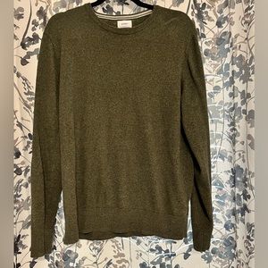Army green sweater